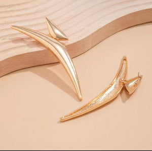 Pointed Large Earrings