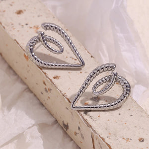 Wrapped Heart Earrings