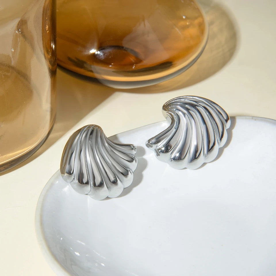 Wave Sea Shell Earrings